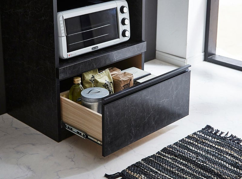 幅59cmのレンジ台 SWIM ホワイト