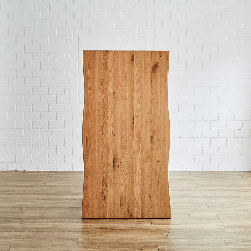 一枚板風 テーブル単品 継ぎ継ぎ160 オーク