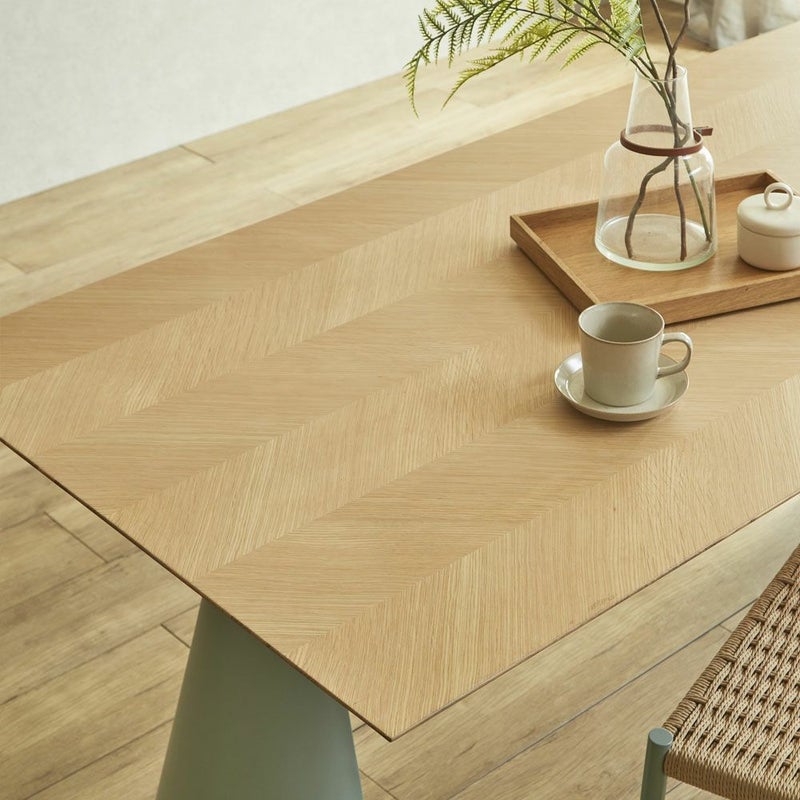 テーブル単品 継ぎ継ぎ180 カラー ヘリンボーン