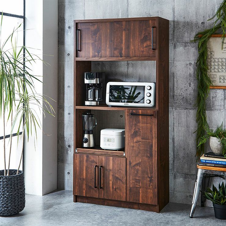 食器棚 令和83 カラー ウォールナット