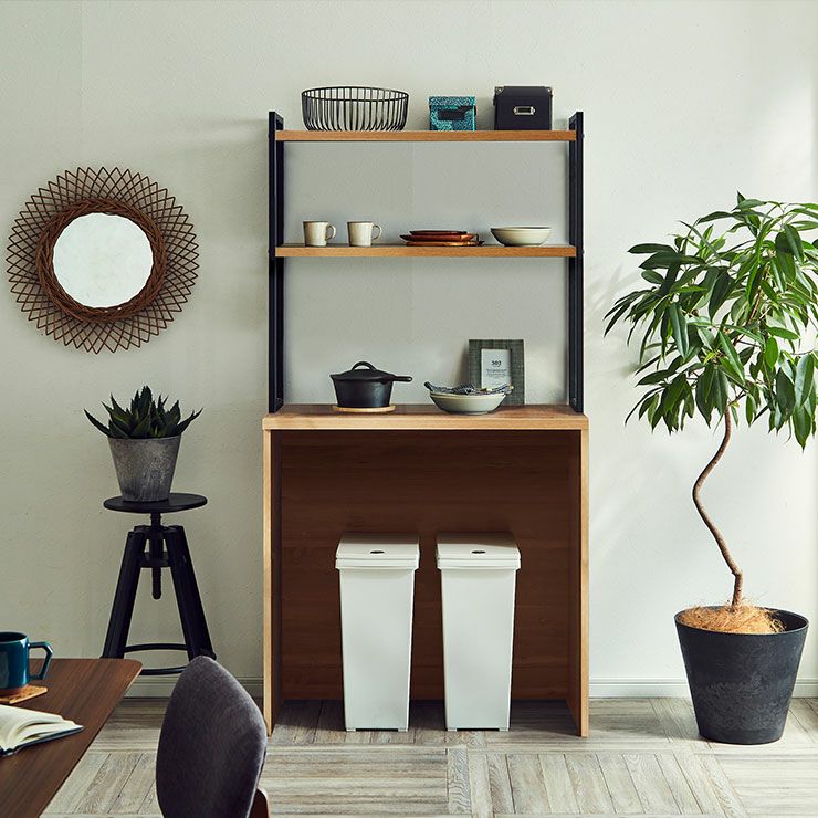 食器棚 アイン90 カラー レディオーク