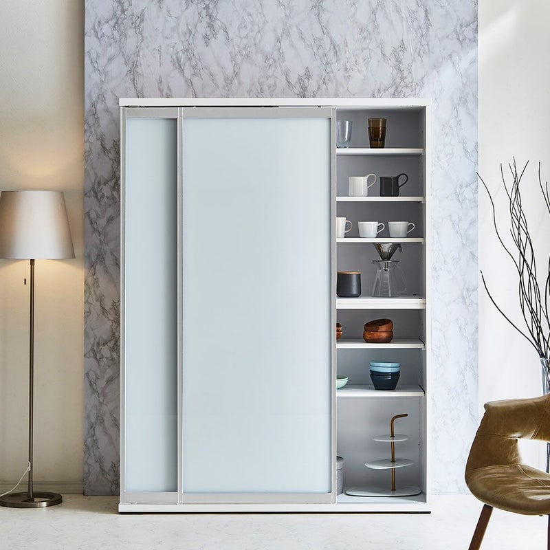 レディオーク本体 クリアガラス扉で中身確認可能