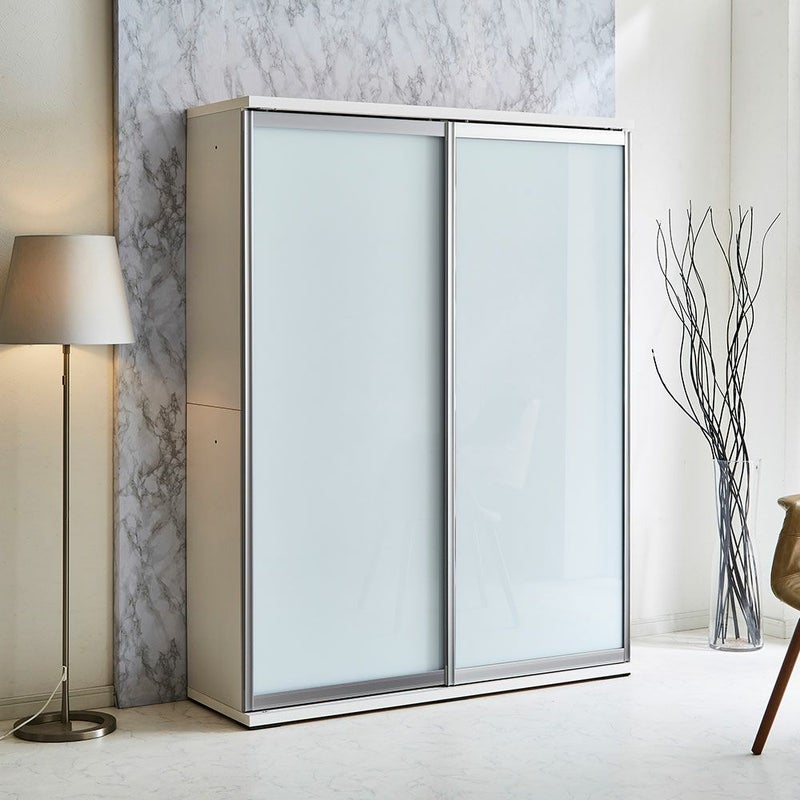 幅133.5cm レディオーク ミストガラス 大容量収納