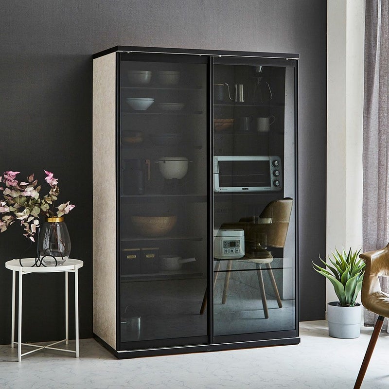 レディオーク本体 扉熱線反射ガラス 高級感ある収納デザイン