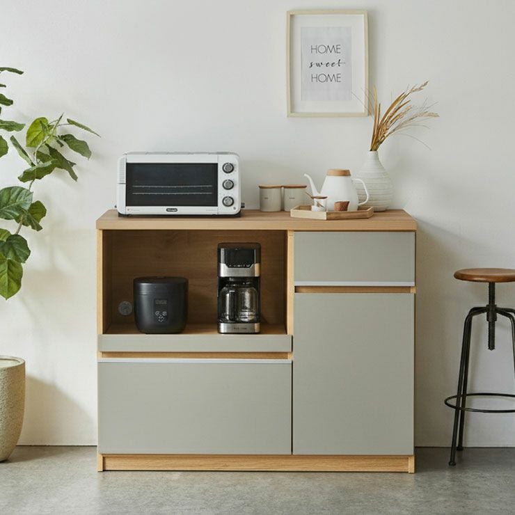 カウンター ナポリ 幅120 ナチュラルグレージュ