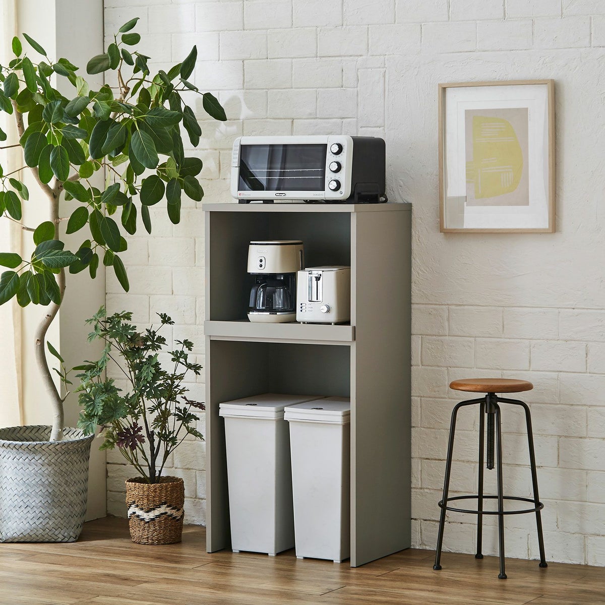 使うときだけ引き出せる便利なスライドテーブル