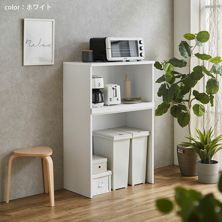 外寸 幅79×奥行45.2×高さ122.8cm スライド棚付