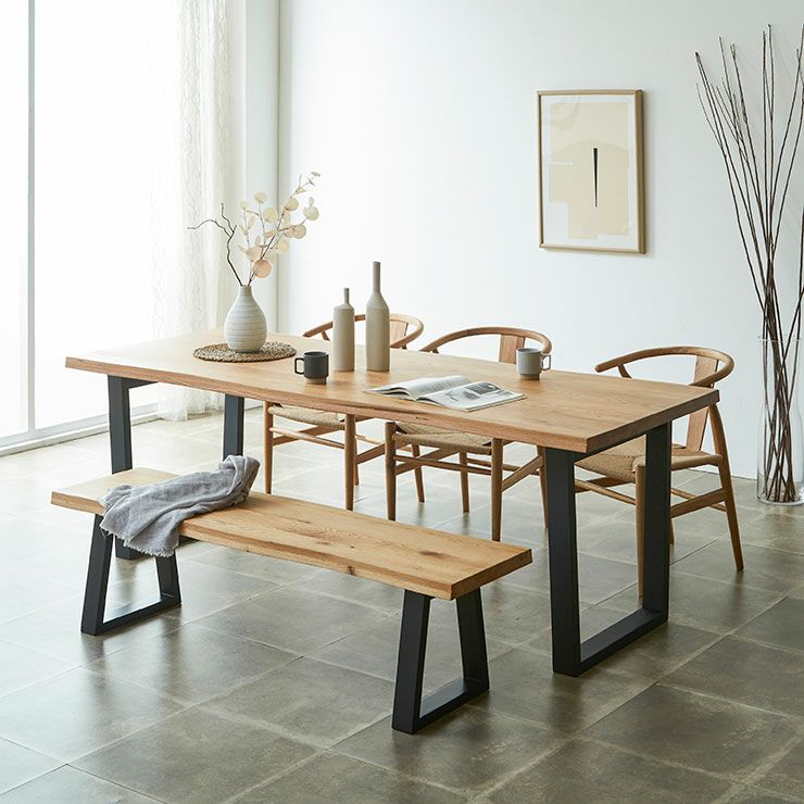 ダイニング7点セット 継ぎ継ぎ