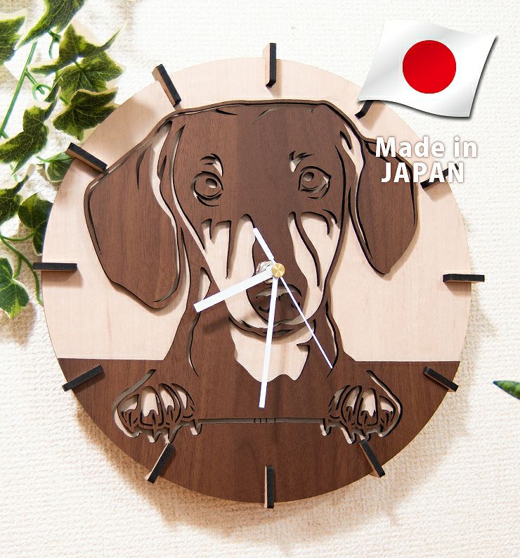 【リアル】壁掛け ペット時計 かわいい ブルドッグ インテリア 壁掛け時計 ウォールクロック DIY 貼り付け 工作 自由に設置 おしゃれ