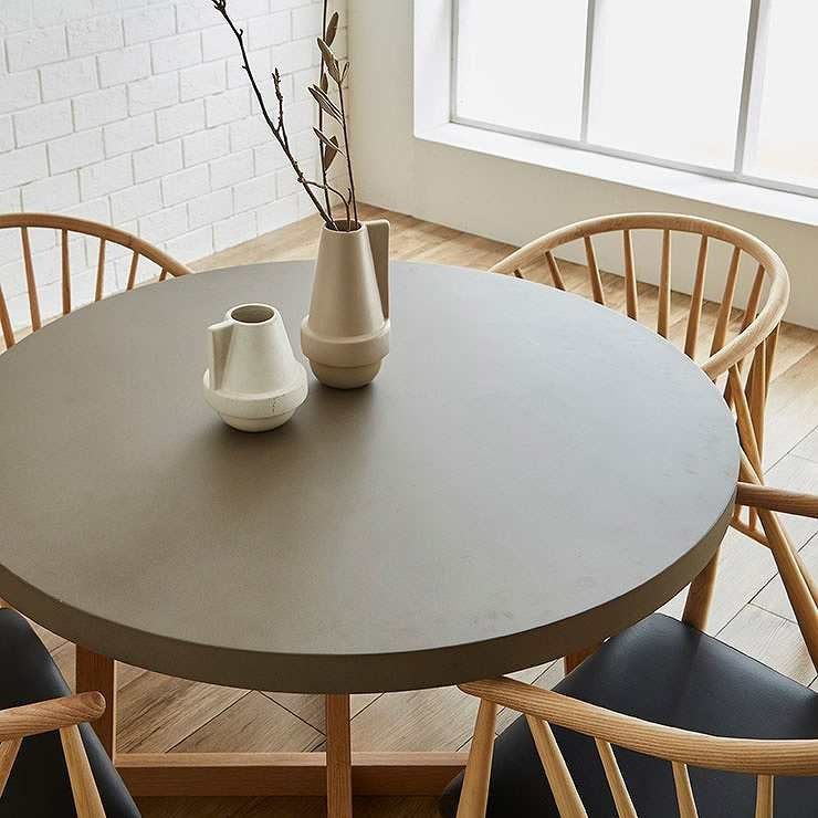 ダイニングテーブル 丸ガレット110