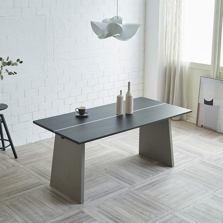 ダイニングテーブル ハープ カラー ブラック