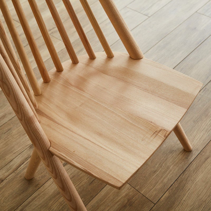 背もたれ形状が心地よい木製チェアRC503