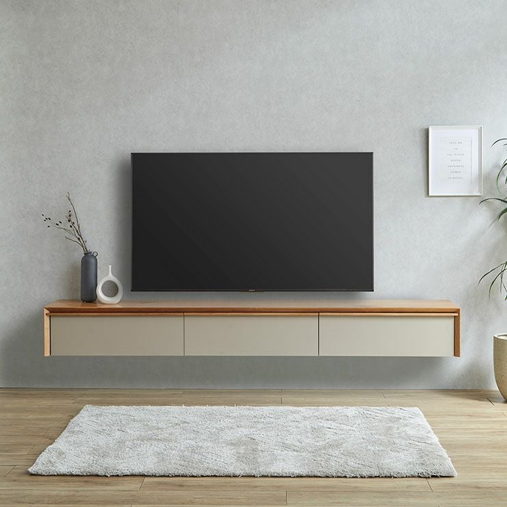幅240] テレビ台 フロートタイプ 壁掛 造り付け フロートデザイン 壁面