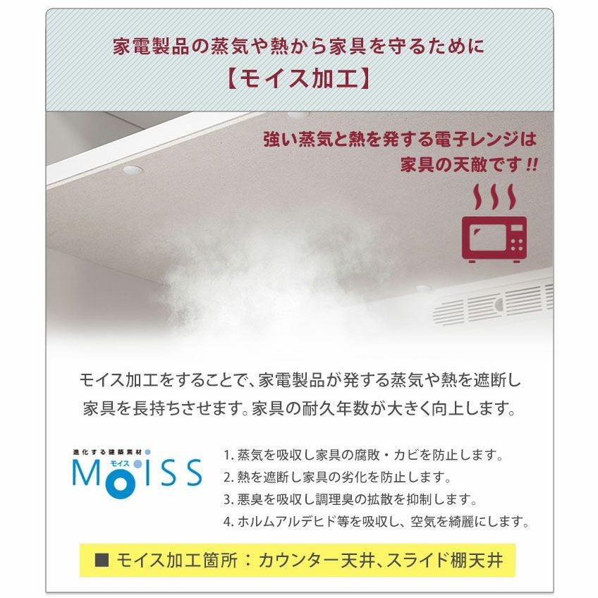 食器棚 マカロン155