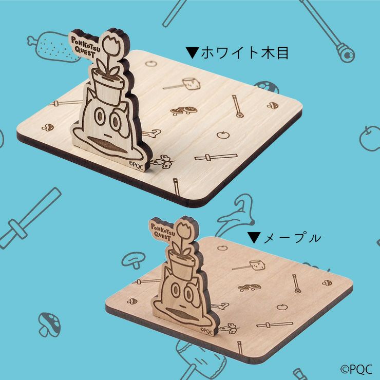 ポンコツクエスト 木製コースター 角 全6種 2カラー 単品 グッズ