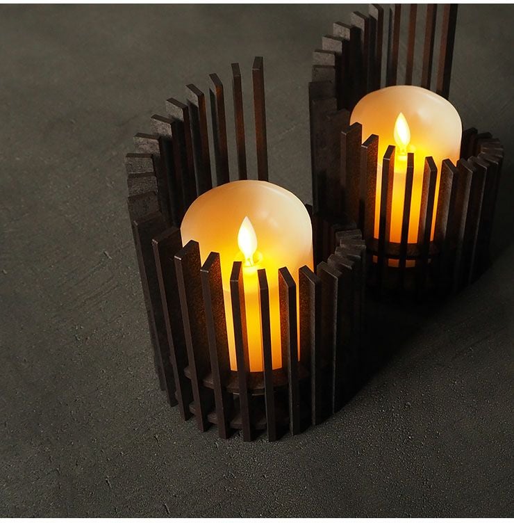 キャンドルホルダー LED キャンドルスタンド キャンドル ランタン
