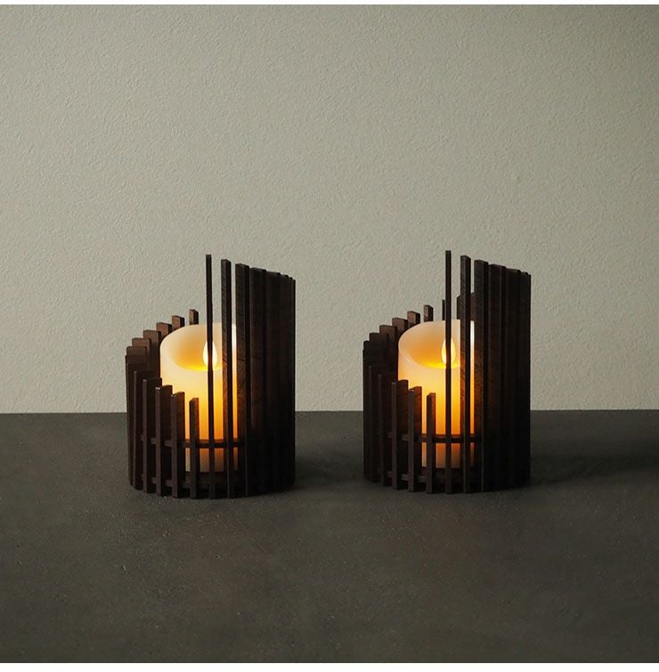 キャンドルホルダー LED キャンドルスタンド キャンドル ランタン