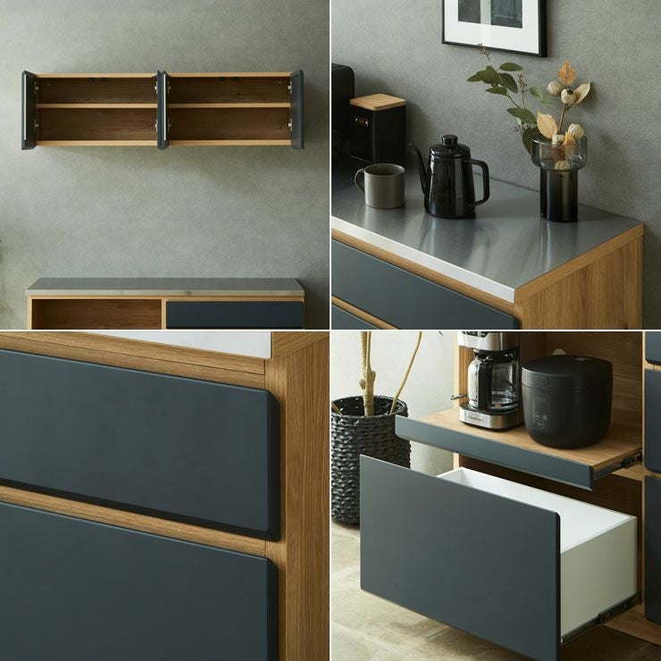 オーク×マット仕上げの傷に強く手入れしやすいカウンター