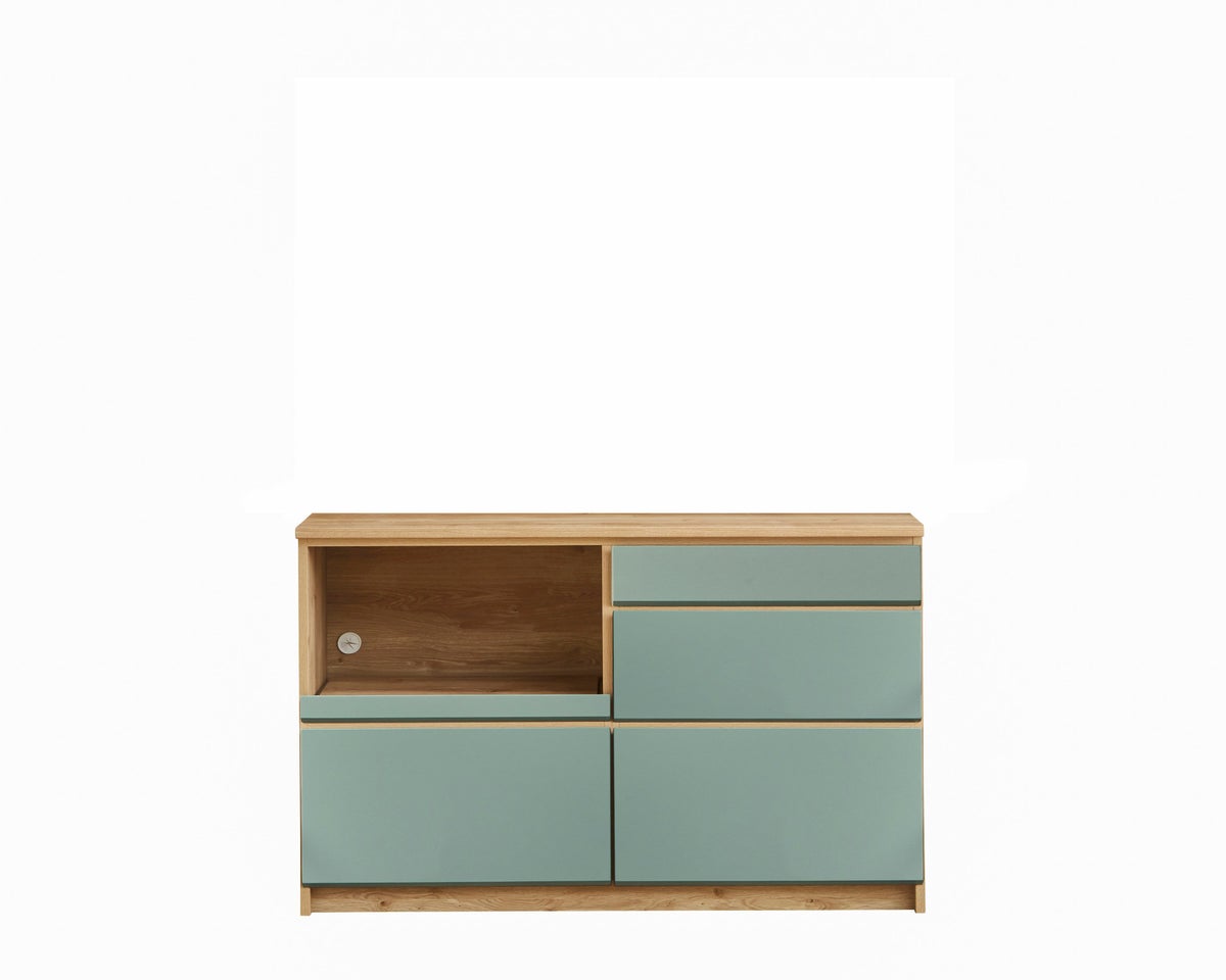 キッチンカウンター マカロン135 カラー グリーン